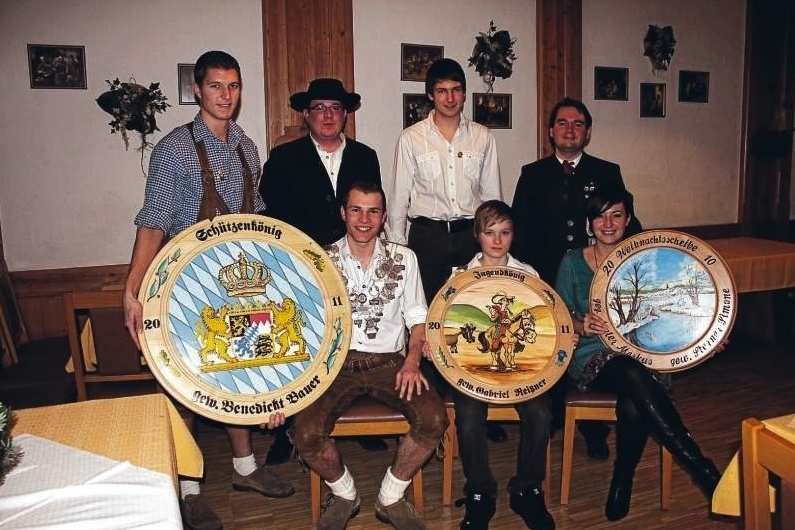 Sch&uuml;tzenk&ouml;ni Sch&uuml;tzenk&ouml;nig Benedikt Bauer, Jugendk&ouml;nig Gabriel Rei&szlig;ner